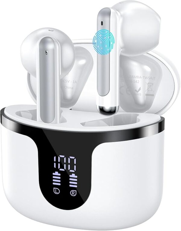 Best seller savings 90% Wireless Earbuds Bluetooth Headphones 5.3 Stereo 50 Hour Playback