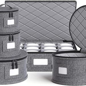 Limited time deal 11% savings Storage Containers Hard Shell Box for Moving Dishes, Plate